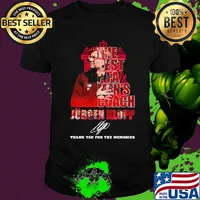 The best fifa men's coach jurgen klopp thank you for the memories signature shirt