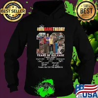 The big bang theory 13 years of release 2007 2020 thank you for the memories signatures s Hoodie
