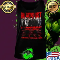 The blacklist movie 07th anniversary 2013 2020 thank you for the memories signatures s Tank top