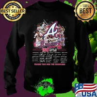 The braves 150 years of 1871 2021 thank you for the memories signatures s Sweater
