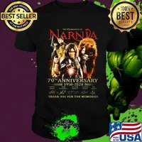 The chronicles of narnia 70th anniversary 1950 2020 thank you for the memories signatures shirt
