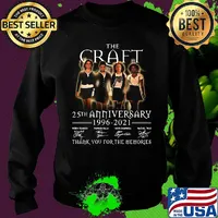 The craft 25th anniversary 1996 2020 thank you for the memories signatures s Sweater