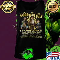 The good the bad and the ugly 54th anniversary 1966 2020 thank you for the memories signatures s Tank top
