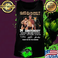 The good the bad and the ugly 54th anniversary 1966 2020 thank you for the memories signatures s Tank top