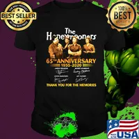 The honeymooners 65th anniversary 1955 2020 thank you for the memories signatures shirt