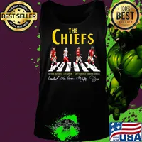 The kansas city chiefs football team abbey road signatures s Tank top