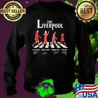 The liverpool football club abbey road player signatures s Sweater