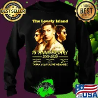 The lonely Island 19th anniversary 2001-2020 thank you for the memories signature s Sweater