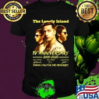 The lonely Island 19th anniversary 2001-2020 thank you for the memories signature shirt