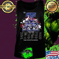The new york giants 95th anniversary 1925 2020 thank you for the memories signnatures s Tank top