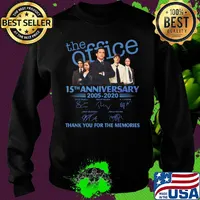 The office 15th anniversary 2005 2020 thank you for the memories signatures black s Sweater