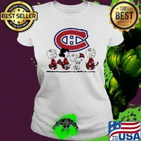 The peanuts montreal canadiens hockey s Ladies tee