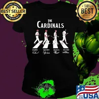 The st. Louis cardinals abbey road signatures s Ladies tee
