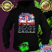 The texas rangers 60th anniversary 1961 2020 thank you for the memories signatures s Hoodie