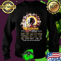 The washington redskins team 88th anniversary 1932 2020 thank you for the memories signatures s Sweater