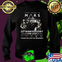 Thirty seconds to mars 22nd anniversary 1998 2020 thank you for the memories signatures s Sweater