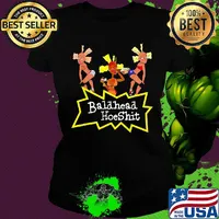 Three Baldhead HoeShit Hoe s Ladies tee