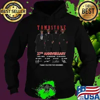 Tombstone movie 27th anniversary 1993 2020 thank you for the memories signatures s Hoodie