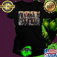 Tombstone movie characters signatures s Ladies tee