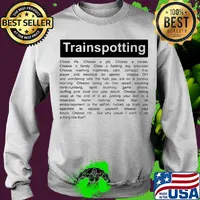 Trainspotting choose life choose a job choose a career choose a family choose a fucking big television s Sweater