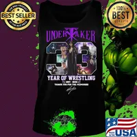 Undertaker 33 years of operation 1987 2020 thank you for the memories signature s Tank top