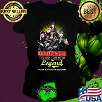 Undertaker the man the myth the legend thank you for the memories s Ladies tee