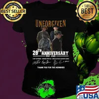 Unforgiven movie 28th anniversary 1992 2020 thank you for the memories signatures s Ladies tee