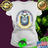 United States Air force security police Defensor fortis Dependers of the force s Ladies tee