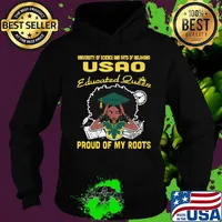University of science and arts of oklahoma educated queen proud of my roots s Hoodie