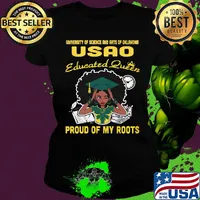 University of science and arts of oklahoma educated queen proud of my roots s Ladies tee