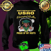 University of science and arts of oklahoma educated queen proud of my roots s Sweater