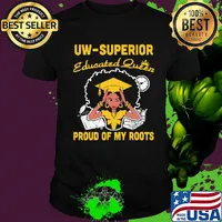 Uw Superior Educated Queen proud of my roots shirt