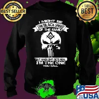 Vikings Freemasonry symbol Square and Compasses I might be the black sheep on the family but when shit gets real I'm the one you call s Sweater