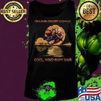 Witch on a dark desert highway cool wind in my hair moon s Tank top