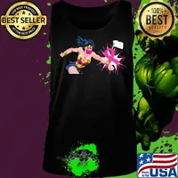Wonder women punch breast cancer Shirt Tank top
