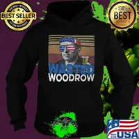Woodrow wasted drunk america 4th of july independence day vintage retro s Hoodie