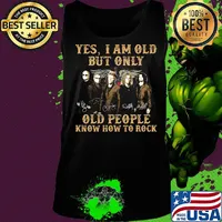 Yes i am old but i only old people know how to rock bon jovi signatures s Tank top