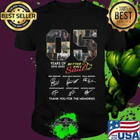 05 years of 2015 2020 better call saul thank you for the memories signatures shirt