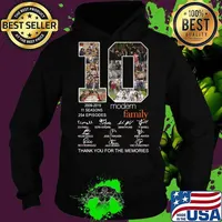10 2009 2019 11 seasons 254 episodes modern family thank you for the memories signatures s Hoodie