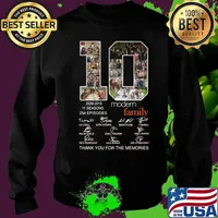 10 2009 2019 11 seasons 254 episodes modern family thank you for the memories signatures s Sweater