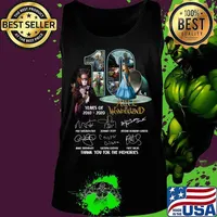 10 years of 2010 2020 alice in wonderland thank you for the memories signatures s Tank top