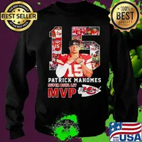 15 patrick mahomes super bowl liv mvp kansas city chiefs football signatures s Sweater
