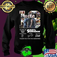 18 years of 2001 2019 9 movies fast and furious thank you for the memories signatures s Sweater