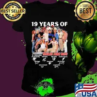 19 years of 2001 2020 12 seasons trailer park boys signatures s Ladies tee