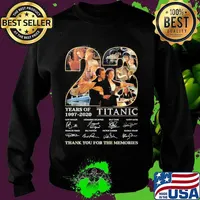 23 years of 1997 2020 titanic thank you for the memories signatures s Sweater