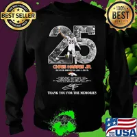 25 chris harris jr denver broncos 2011 2019 thank you for the memories signature s Sweater