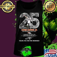 25 chris harris jr denver broncos 2011 2019 thank you for the memories signature s Tank top