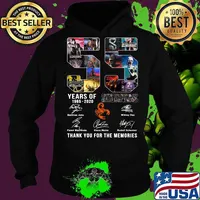 55 years of 1965 2020 scorpions thank you for the memories signatures s Hoodie