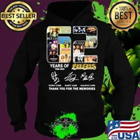 62 years of 1958 2020 bee gees thank you for the memories signatures s Hoodie