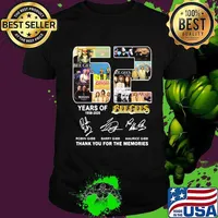 62 years of 1958 2020 bee gees thank you for the memories signatures shirt